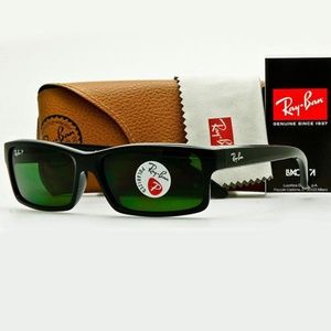 Ray-Ban Sunglasses Green Polarized Lens